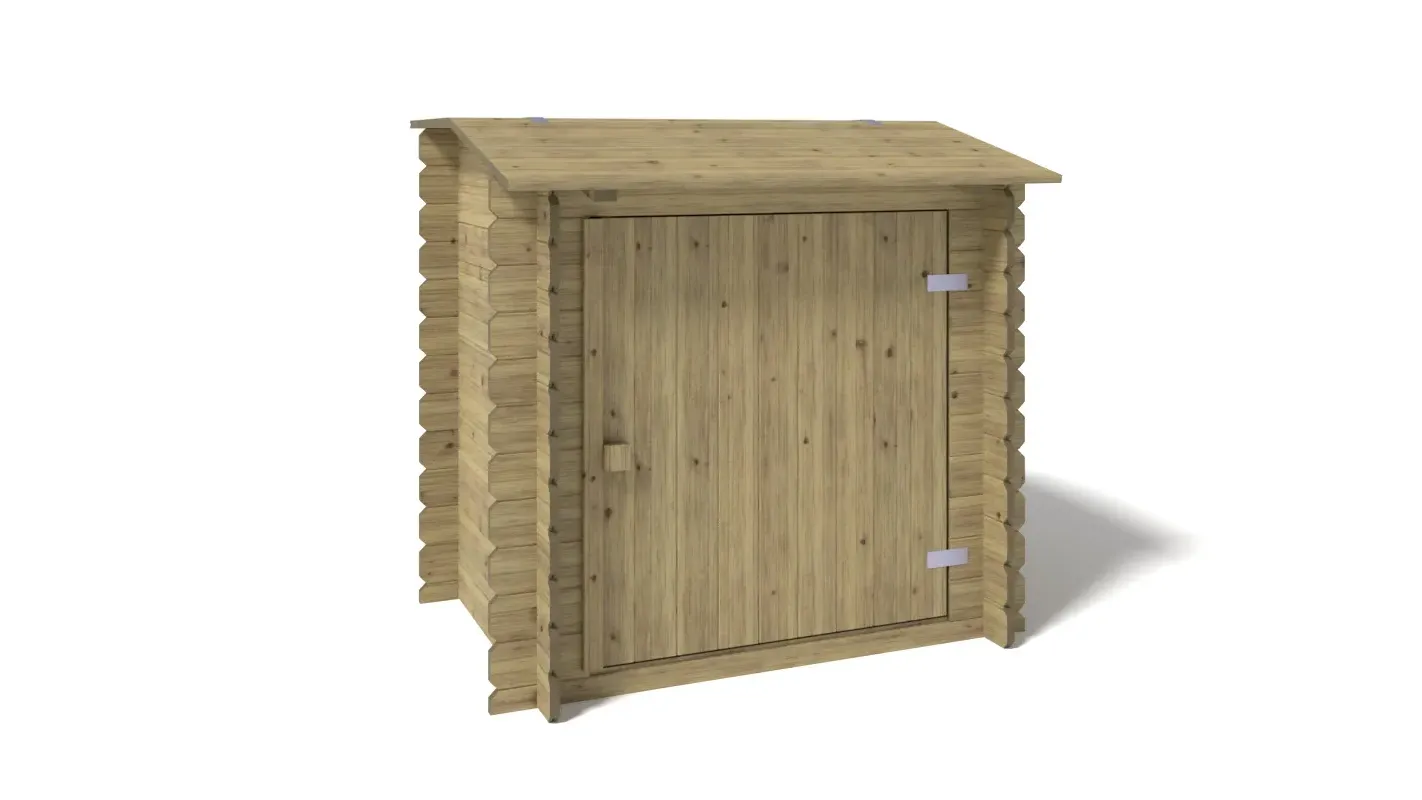 Altanka - Piscine en bois 5,86x3,86 - H.1,20 m - avec filtration et coffre - BAS747OSPI+SZA - Image 10