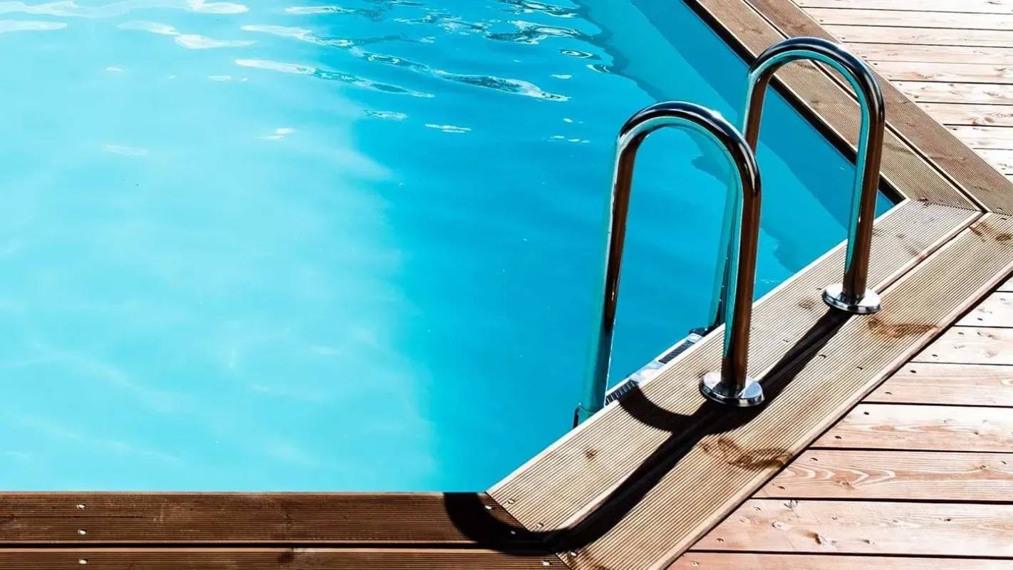 Altanka - Piscine en bois 5,86x3,86 - H.1,20 m - avec filtration et coffre - BAS747OSPI+SZA - Image 4