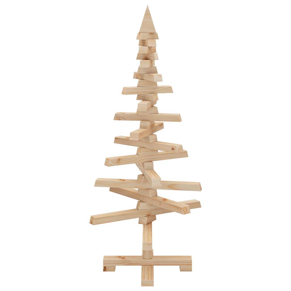 Sapin de Noël en bois de pin décoratif style scandinave pour intérieur 90 cm – ComfortXL Outdoor Living - Image 5