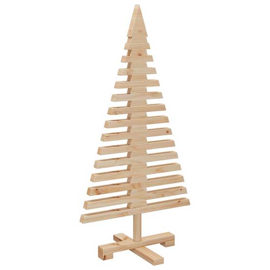 Sapin de Noël en bois de pin décoratif style scandinave pour intérieur 90 cm – ComfortXL Outdoor Living - Image 4