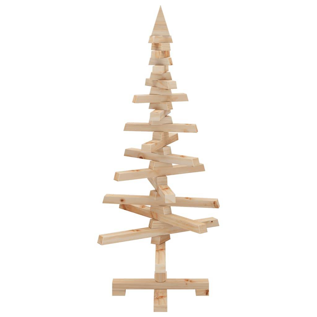 Sapin de Noël en bois de pin décoratif style scandinave pour intérieur 90 cm – ComfortXL Outdoor Living - Image 7