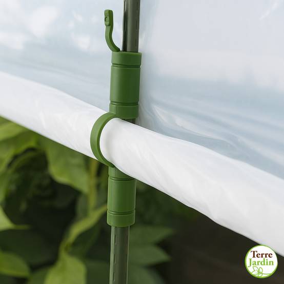 Serre à tomates avec bâche - Image 3