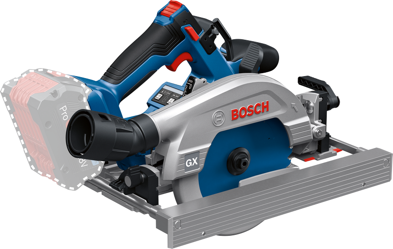 Bosch - Scie circulaire 18V GKS 18V-57-2 GX + Rail de guidage FN 440 X Solo (machine seule) | 06016C1003 - Bosch - Image 1