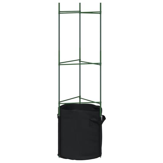 Kit Tuteurs Tomates en Acier avec 8 Sacs de Culture pour Plantation Facile Balcon Vert 116 cm – ComfortXL Outdoor Living - Image 5