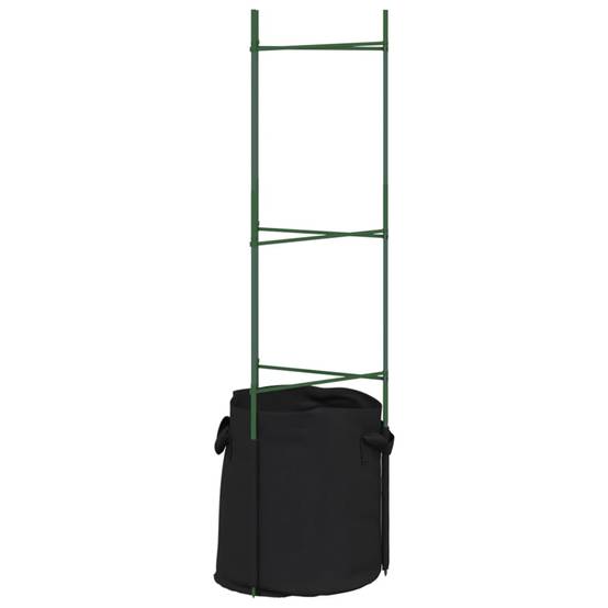 Kit Tuteurs Tomates en Acier avec 8 Sacs de Culture pour Plantation Facile Balcon Vert 116 cm – ComfortXL Outdoor Living - Image 4