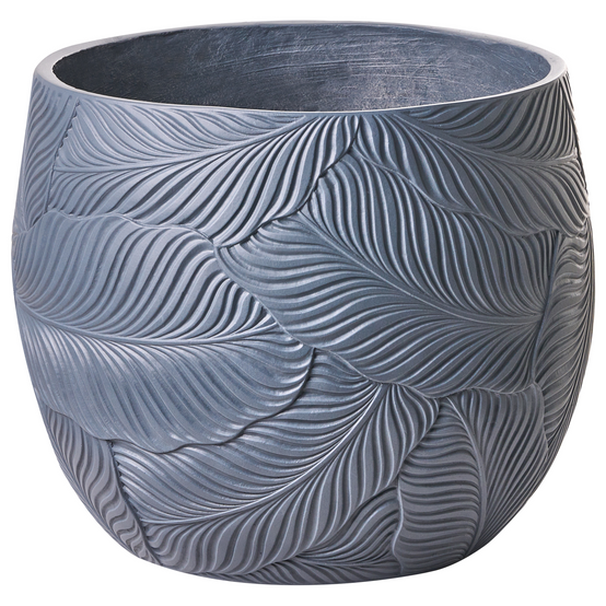 Cache-pot d'extérieur Fibre d'argile Gris BAIYUN - Beliani - Image 1