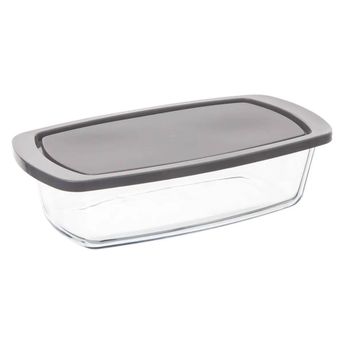 Plat à Gâteau en Verre "Couvercle" 27cm Transparent - Image 1