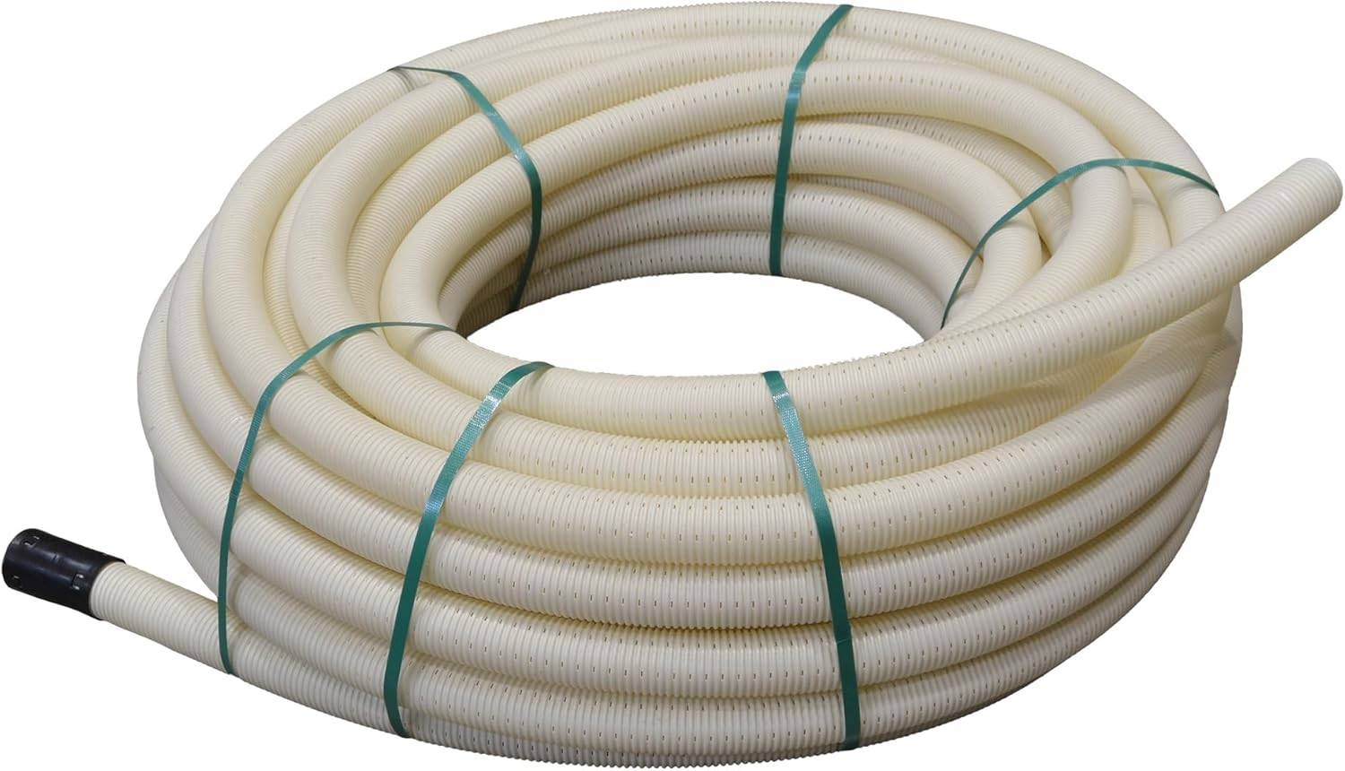 Jardibric - Drains annelés Annulaires Perforés Jardibric Ø 100 mm x 25 mètres Évacuation des Eaux - Image 1