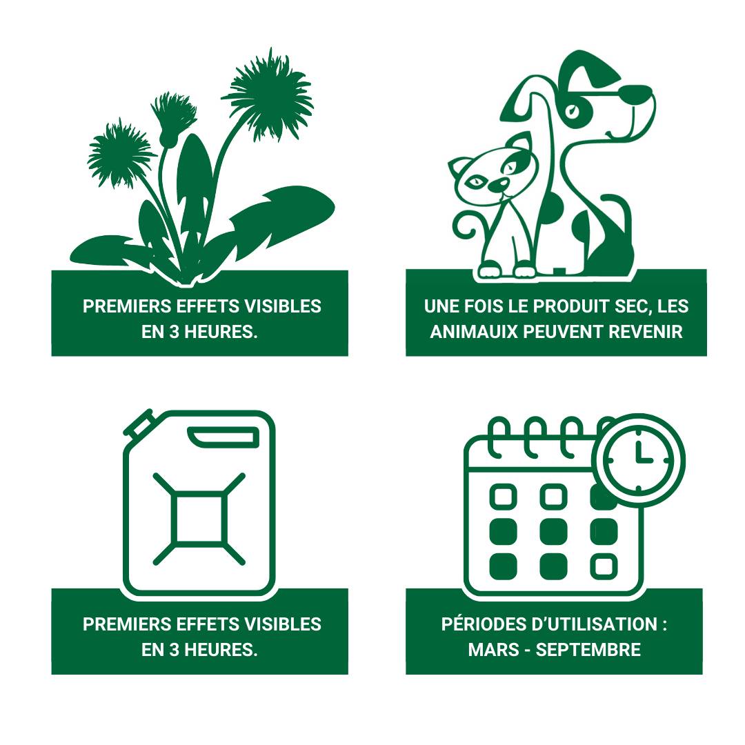 Sans Marque - Désherbant naturel prêt à l'emploi en bidon - Image 4