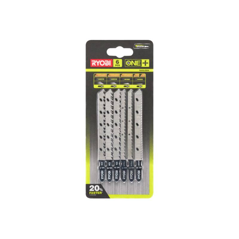 Ryobi - Pack RYOBI - Scie sauteuse pendulaire R18JS-0 - 18 V One+ - Sans batterie ni chargeur - Jeu de 6 lames spéciales scie sauteuse RAK6JSBW - Image 5