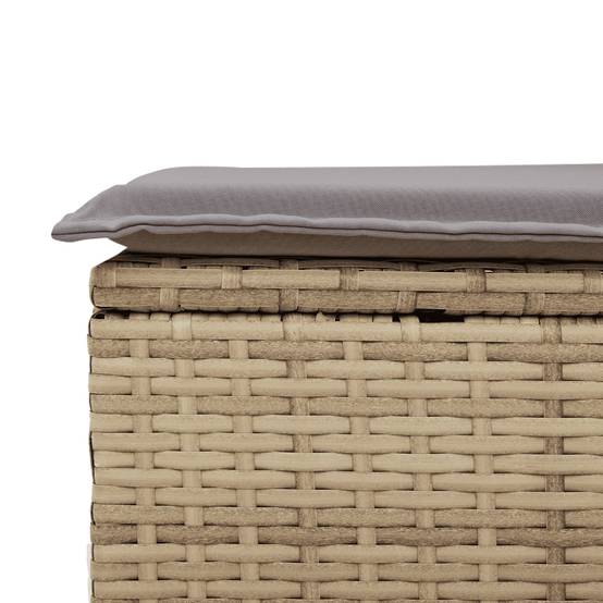 Vidaxl - Salon de jardin avec coussins 4 pcs beige résine tressée vidaXL 3221078 - Image 8