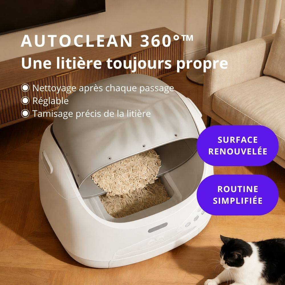 Eziclean - Litière autonettoyante connectée - maison de toilette pour chat eziclean® CATBOT K12i ULTRA IA - Image 4