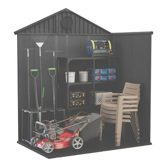 Keter - Abri de jardin DARWIN 6x4 Gris - Image 7