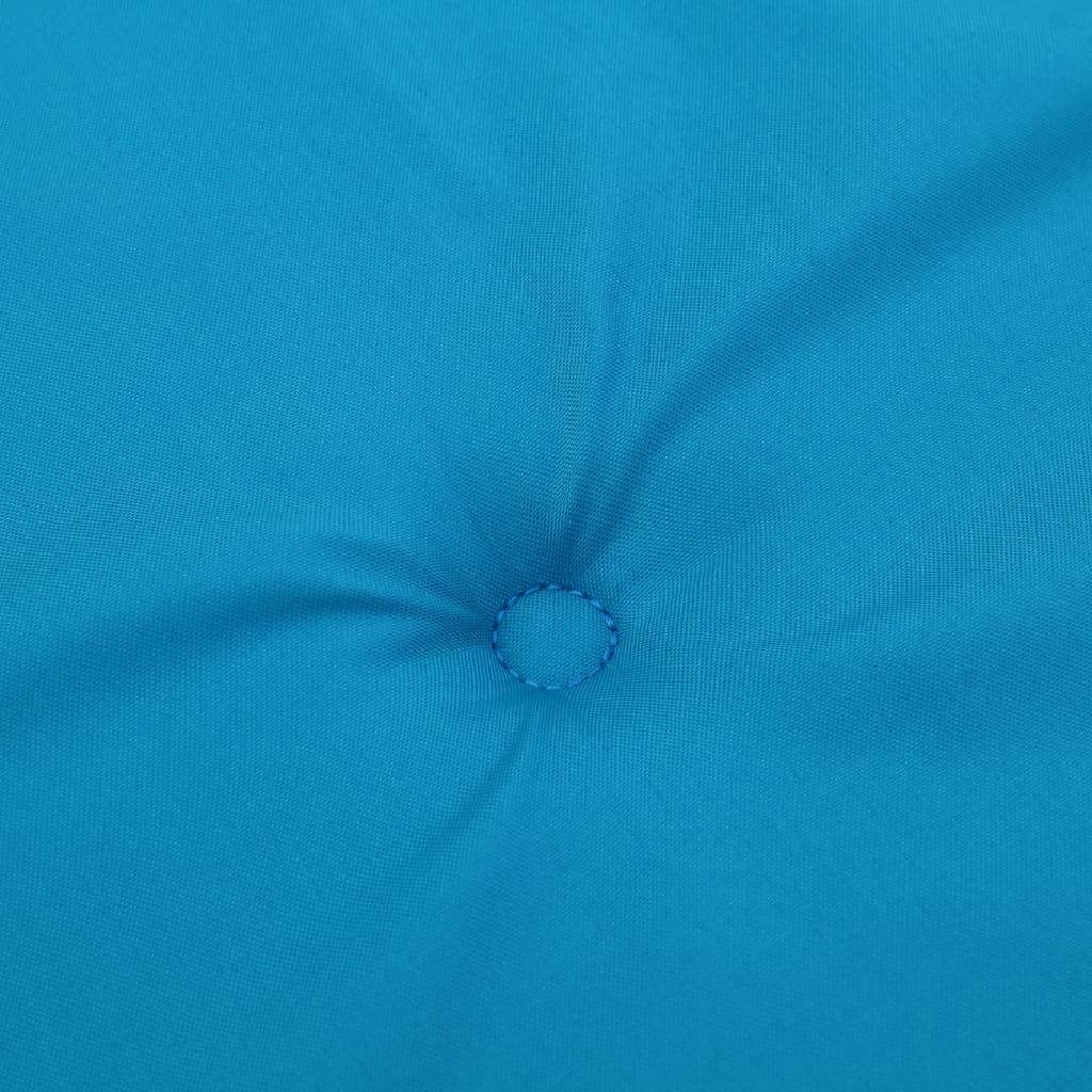 Coussins de chaise de jardin polyester bleu 50 x 50 x 4 cm - PANGIVO - Image 7