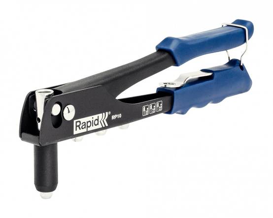 Rapid - Lot pince à riveter RAPID RP10 avec 100 rivets aluminium Ø3,2 / 4,0 et 4,8. - Image 2