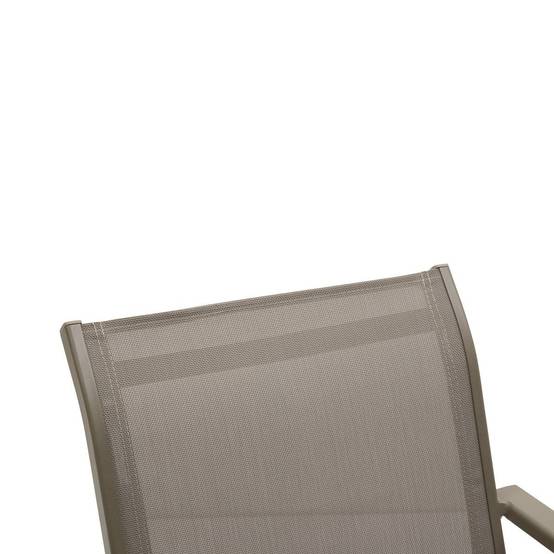 Fauteuil de jardin empilable Essentia noisette/café Hespéride - Image 3