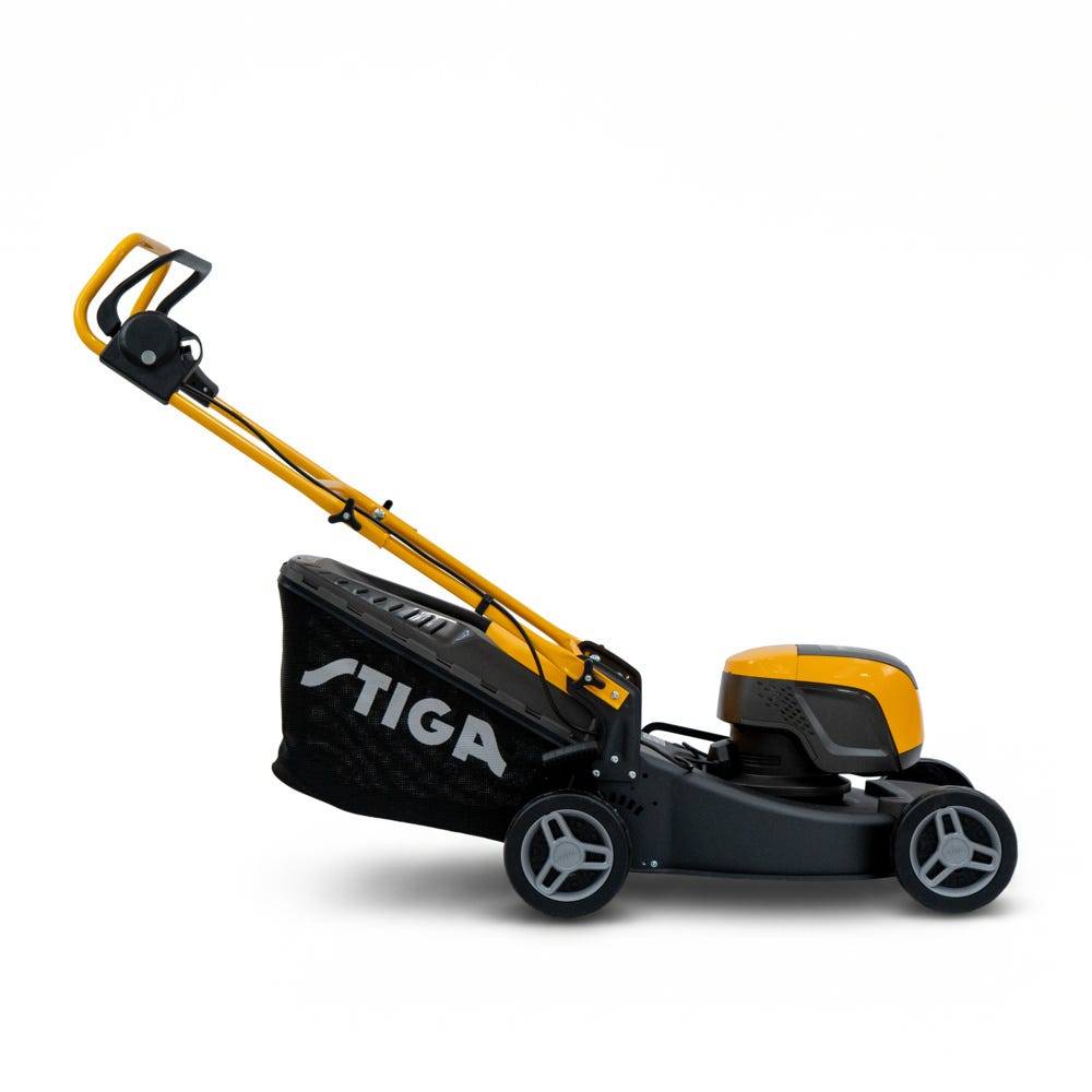 Stiga - Kit Tondeuse à gazon sans fil Collector 48 AE, 48 V (4 Ah), Plateau 46 cm avec bac hybride 60 L, jusqu'à 400 m² - STIGA - Image 5