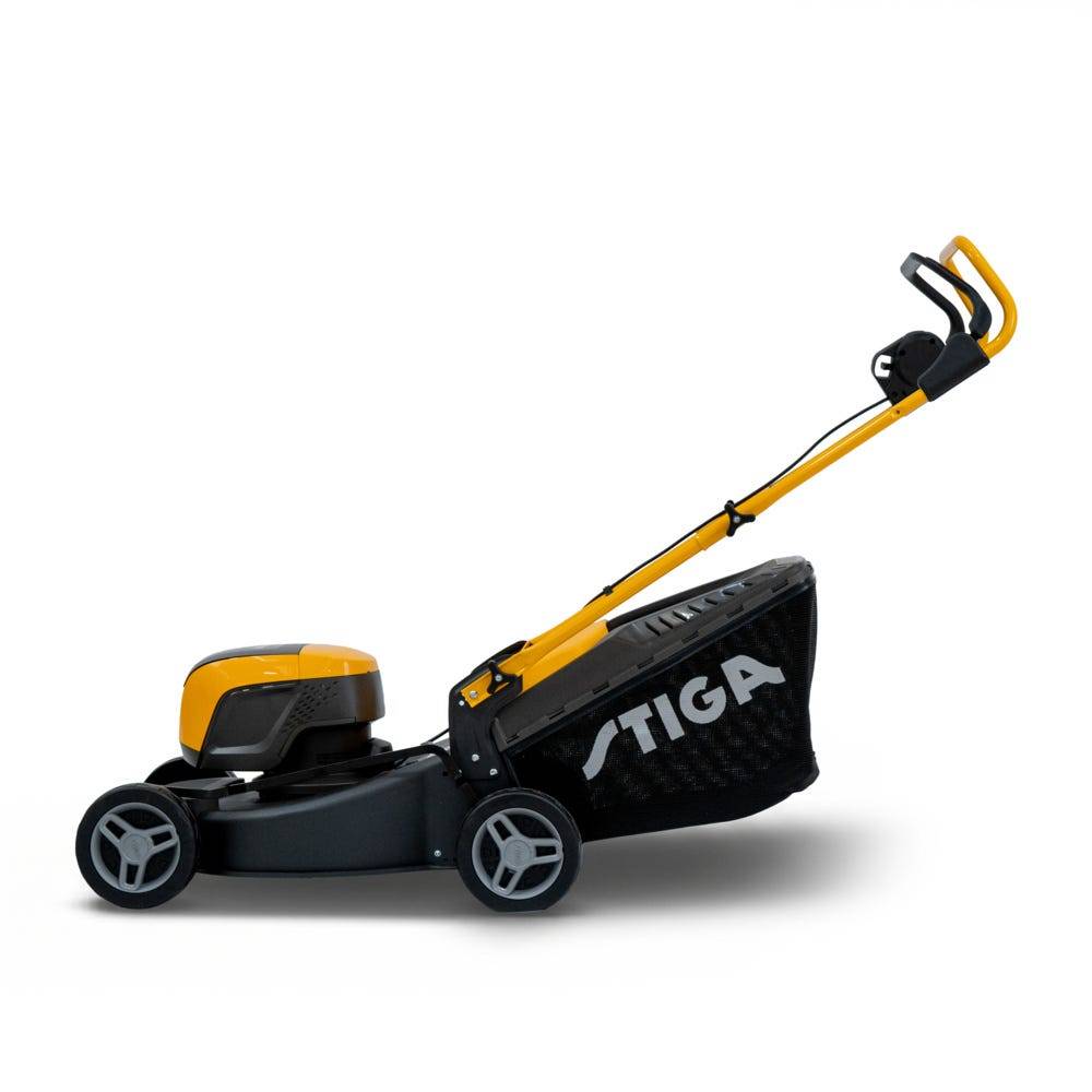 Stiga - Kit Tondeuse à gazon sans fil Collector 48 AE, 48 V (4 Ah), Plateau 46 cm avec bac hybride 60 L, jusqu'à 400 m² - STIGA - Image 6
