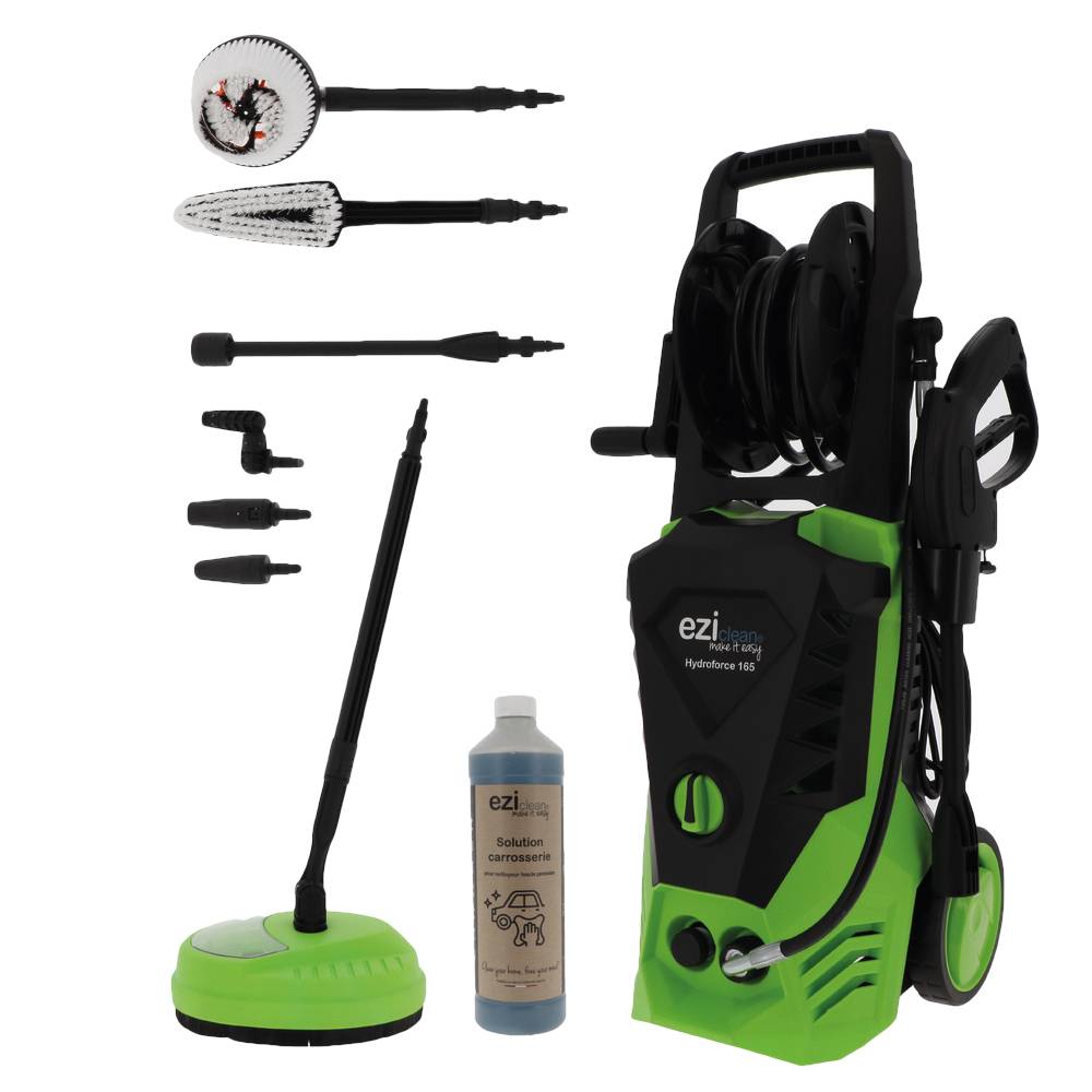Pack Nettoyeur Haute pression eziclean® Hydroforce 165 + Solution nettoyante Carwash - Image 1