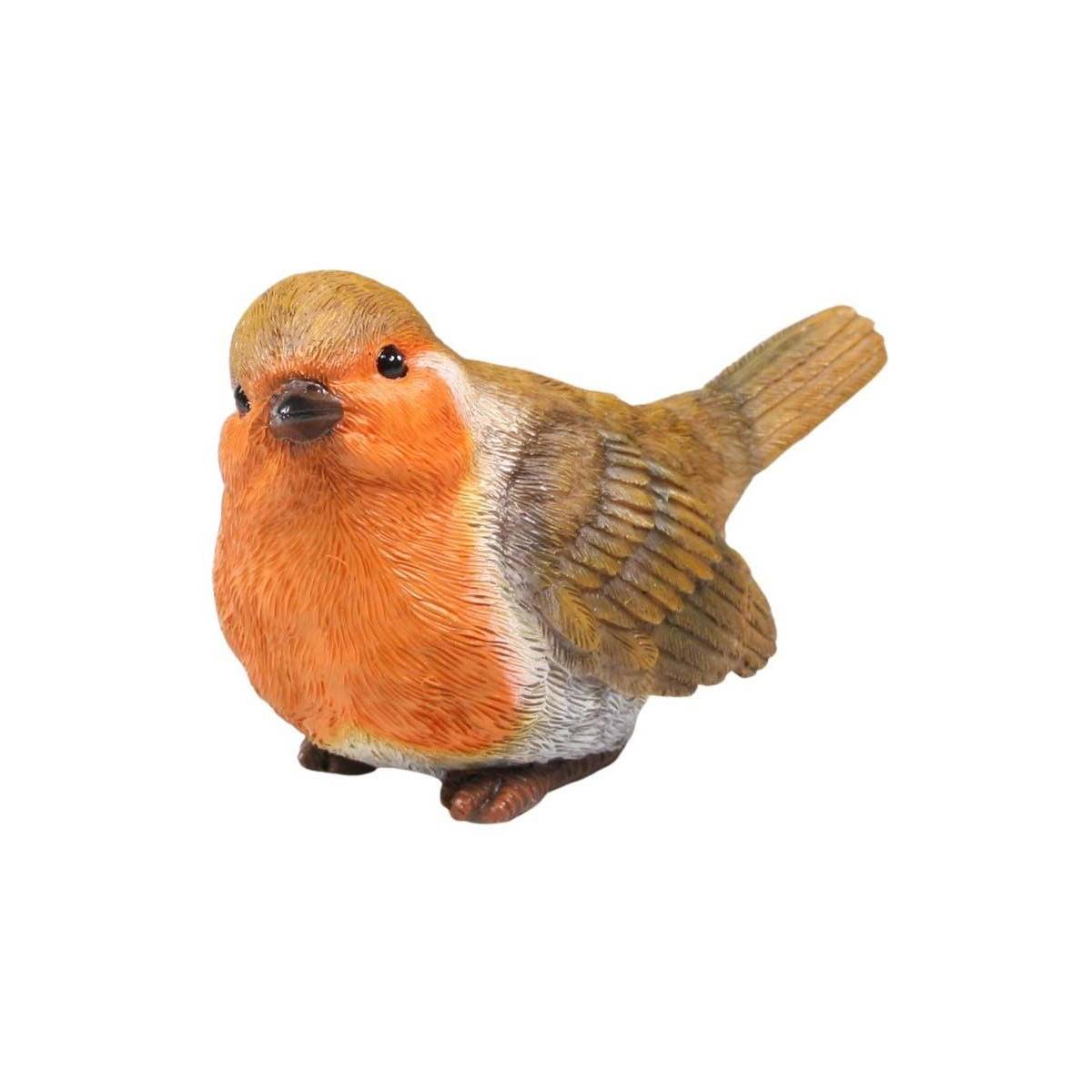 Farmwood Animals - Oiseau rouge-gorge en résine 20 x 10 x 12 cm - Image 1