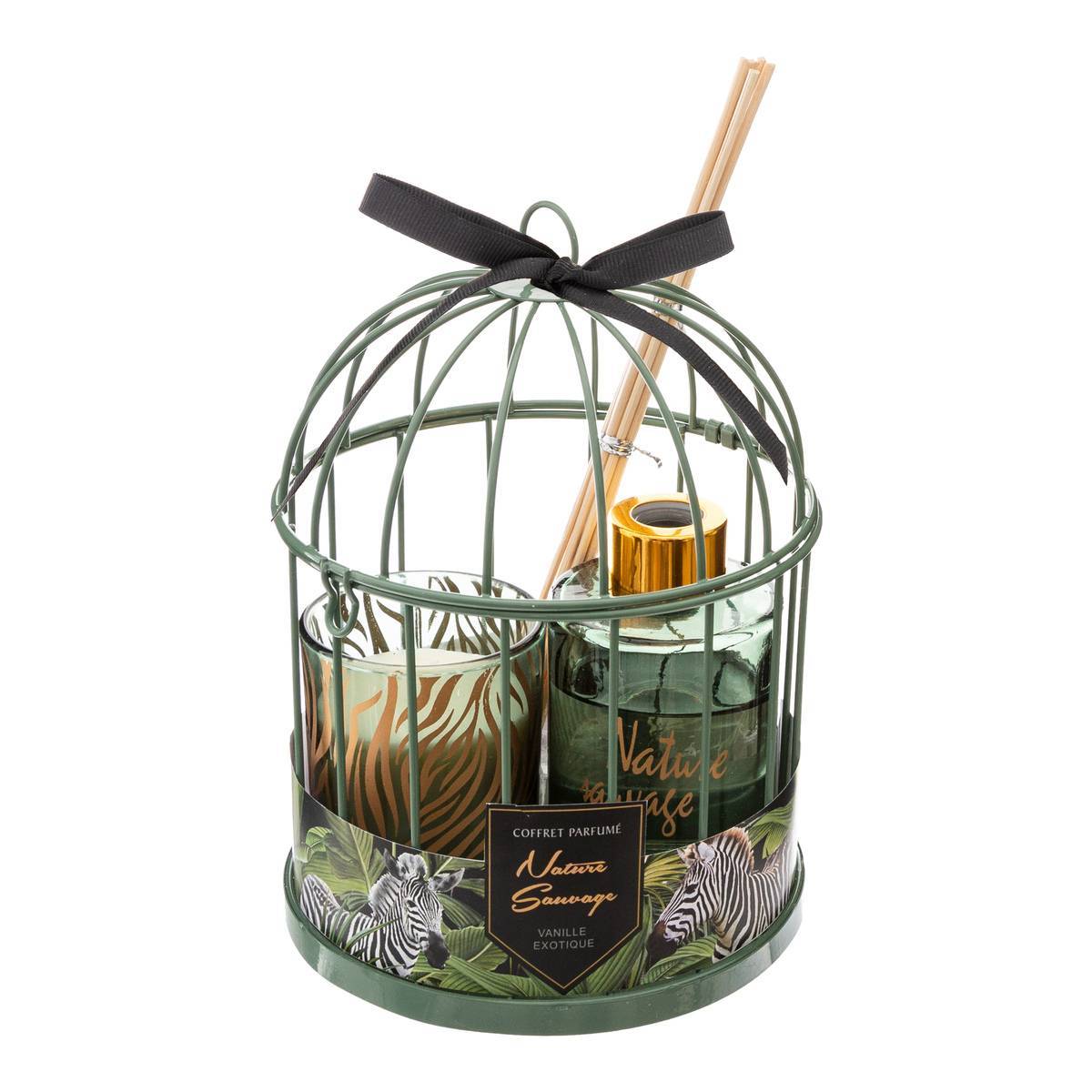 Atmosphera - Coffret senteur cage Lola nature sauvage - Atmosphera Créateur d'intérieur - Image 1