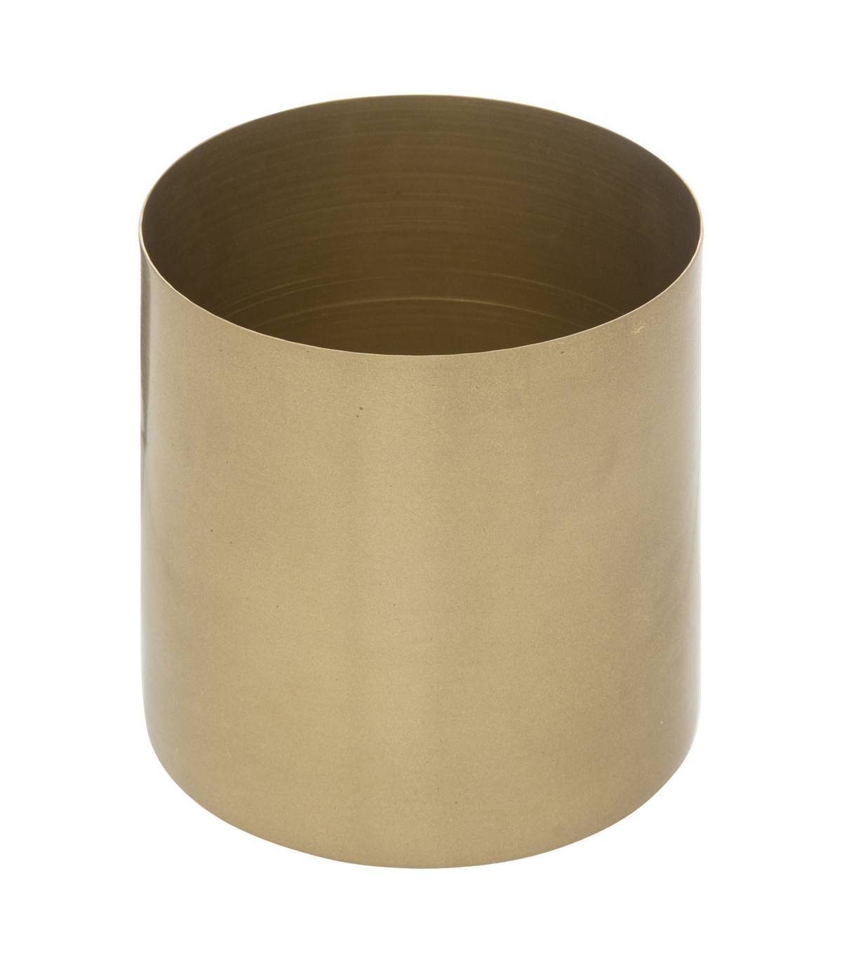 Lot de 3 Cache-pots en métal doré D 14 D 12 et D 10  cm - Image 6