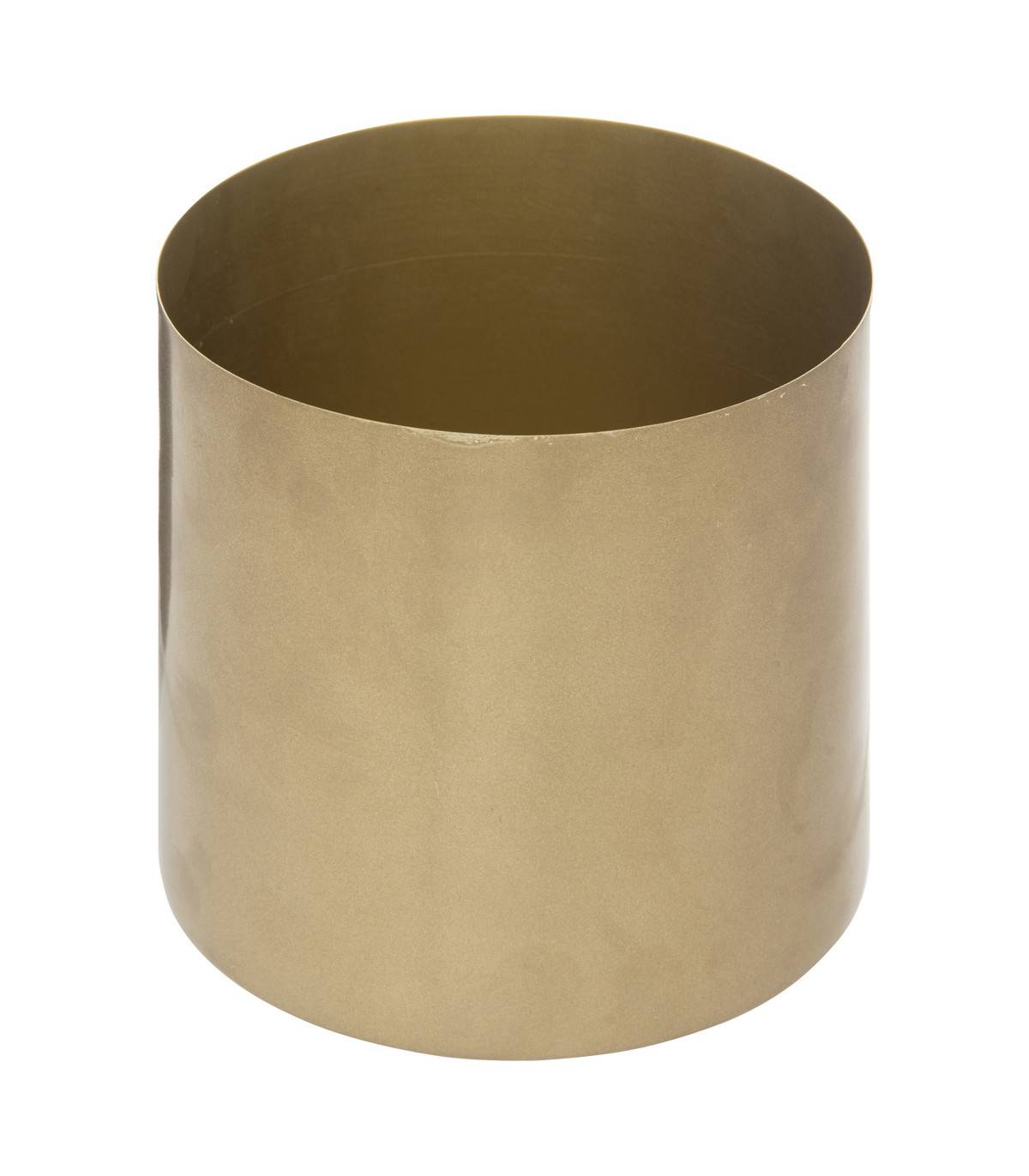 Lot de 3 Cache-pots en métal doré D 14 D 12 et D 10  cm - Image 5