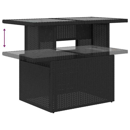 ComfortXL - Salon de Jardin Noir Chic 9 Pièces avec Fauteuils et Canapés pour Soirées Élégantes en Extérieur – ComfortXL Outdoor Living - Image 8