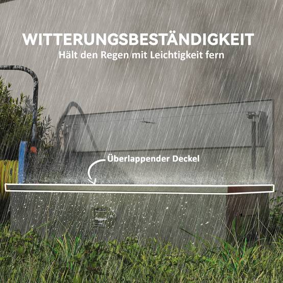 Coffre Rangement Aluminium Remorque Camion Verrouillable 99cm Argent - ComfortXL Outdoor Living - Image 8