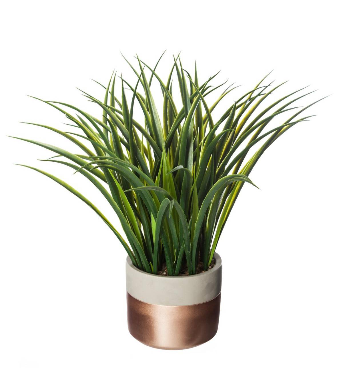 Plante verte artificielle en pot H 40 cm - Image 1