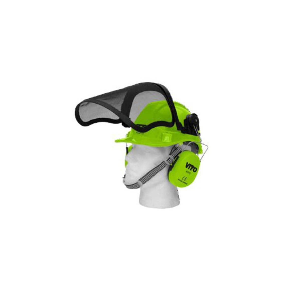 Débroussailleuse thermique 43Cm3 + Casque de sécurité anti-bruit + Gants de protection VITO - Image 4