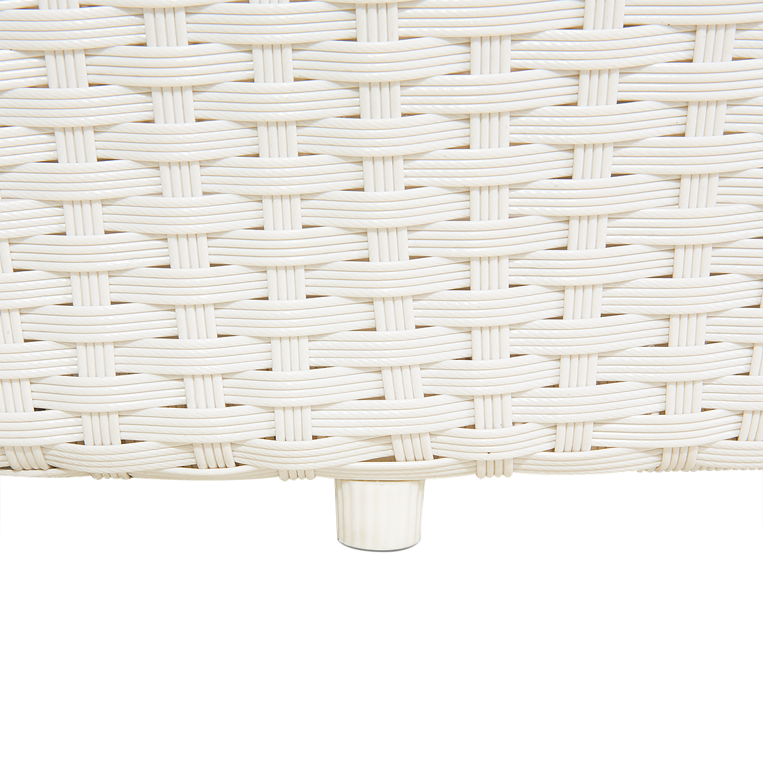 Beliani - Chaise longue de jardin Polyrotin Blanc SYLT - Beliani - Image 7