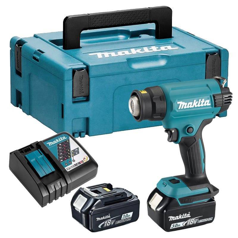 Makita - Décapeur thermique 18V LXT (2x3,0 Ah) - MAKITA DHG181RFJ