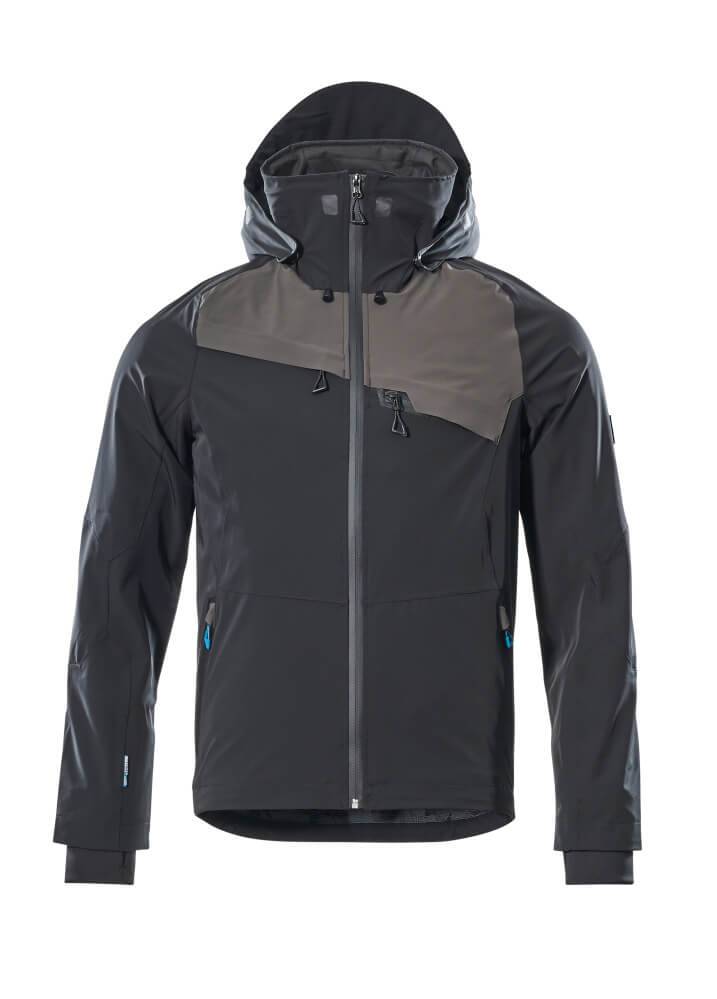 Mascot - Veste professionnelle d'extérieur imperméable Advanced - Taille XXXXL - Noir / Anthracite Foncé - MASCOT - 17001-411-0918 4XL