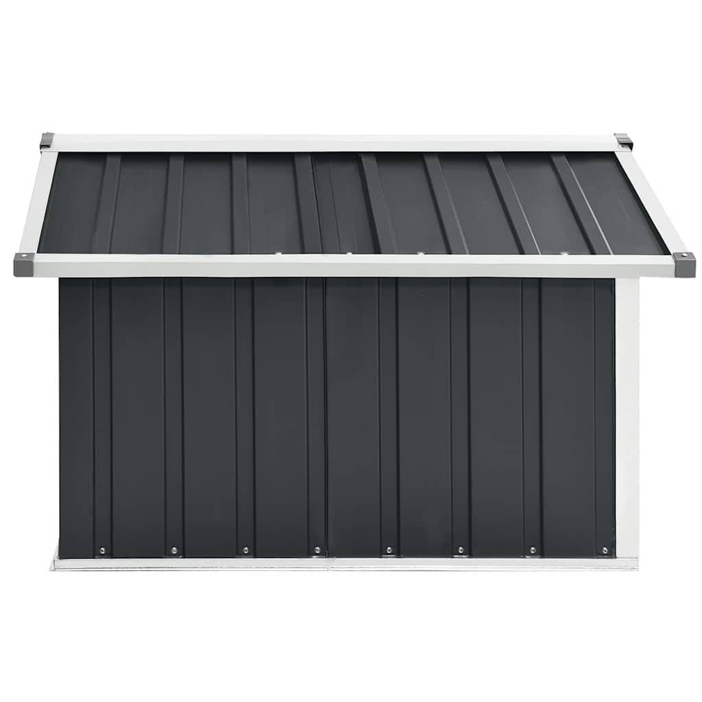 ComfortXL - Abri Robot Tondeuse Acier Galvanisé Garage Protection Pluie Soleil Anthracite - ComfortXL Outdoor Living - Image 4