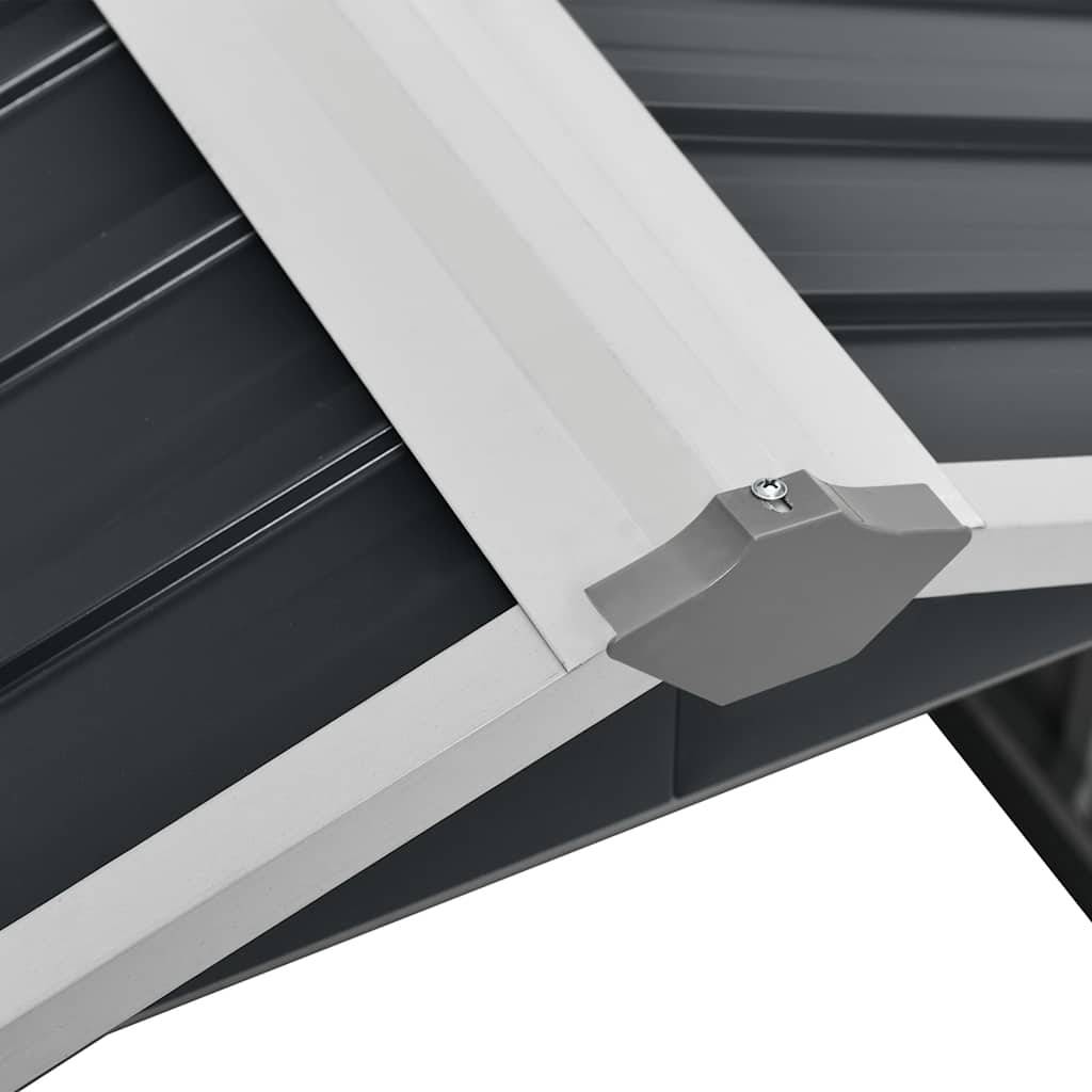 ComfortXL - Abri Robot Tondeuse Acier Galvanisé Garage Protection Pluie Soleil Anthracite - ComfortXL Outdoor Living - Image 7