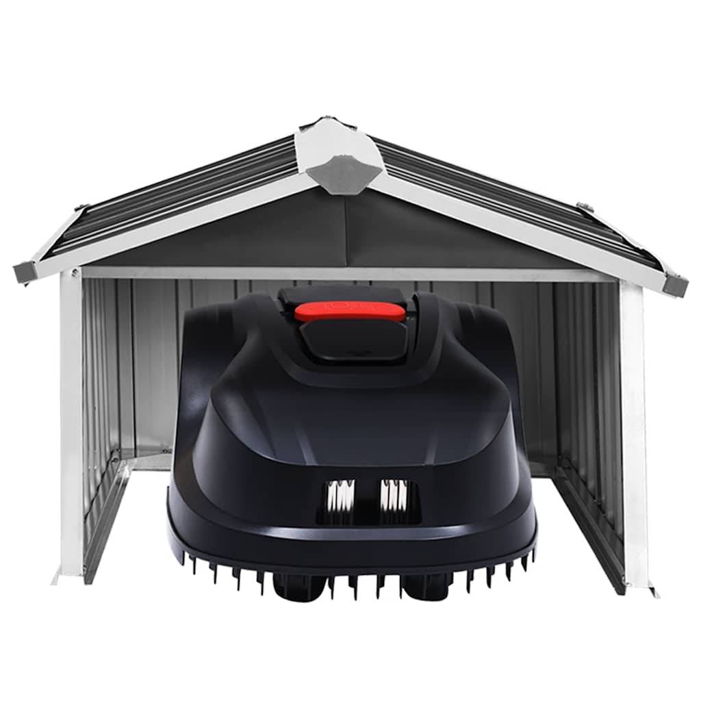 ComfortXL - Abri Robot Tondeuse Acier Galvanisé Garage Protection Pluie Soleil Anthracite - ComfortXL Outdoor Living - Image 6