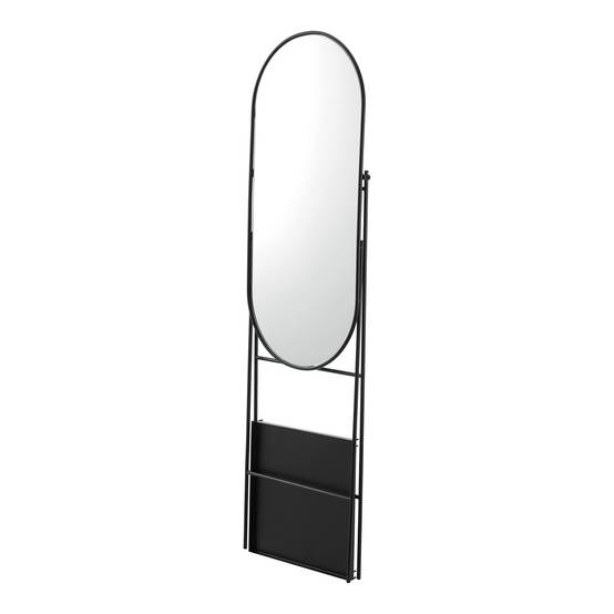 Miroir sur pied 160 x 46 x 50 cm noir - Image 3