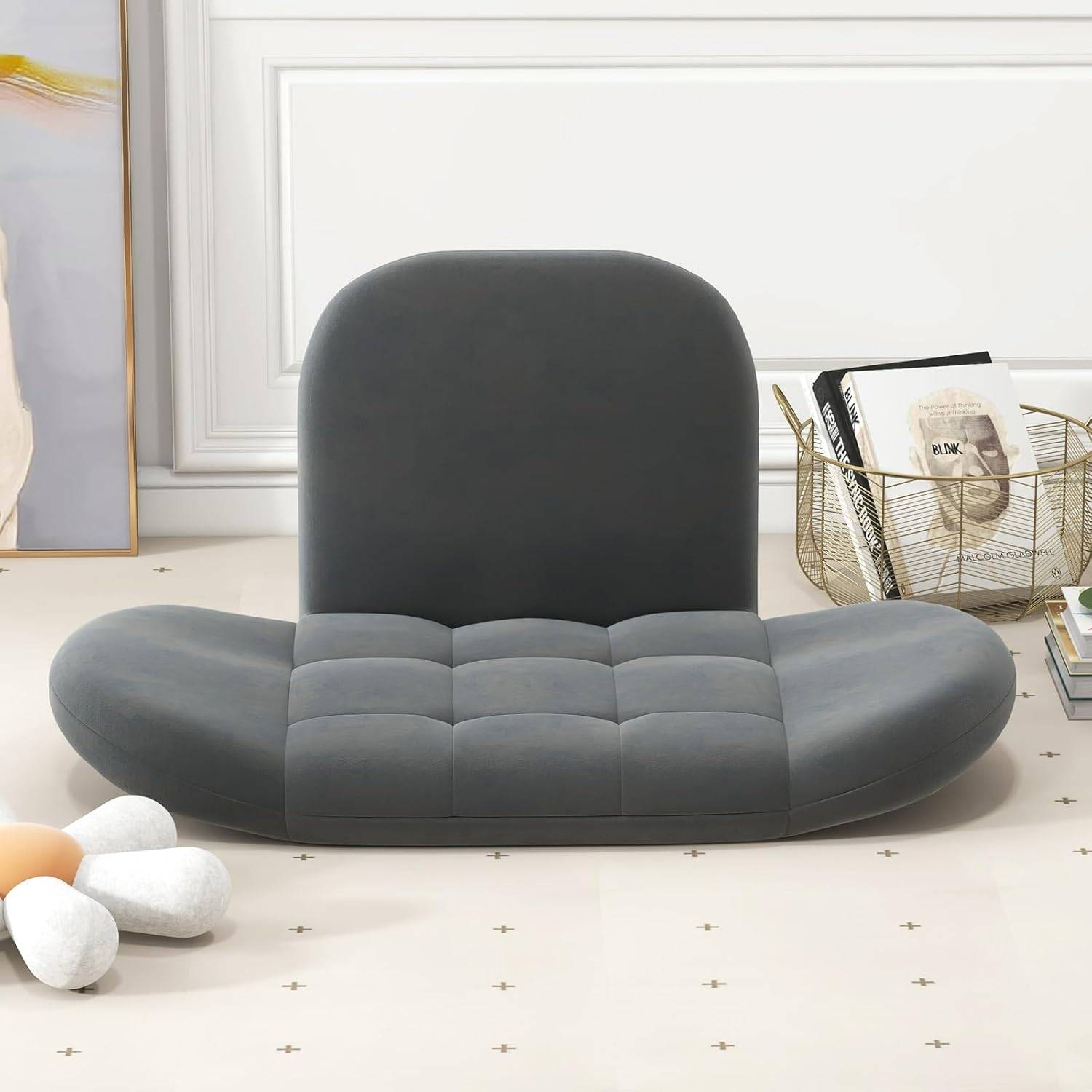 Assise Modulable Enfant Pillowfort - Gris - Mousse Polyuréthane - Neuf