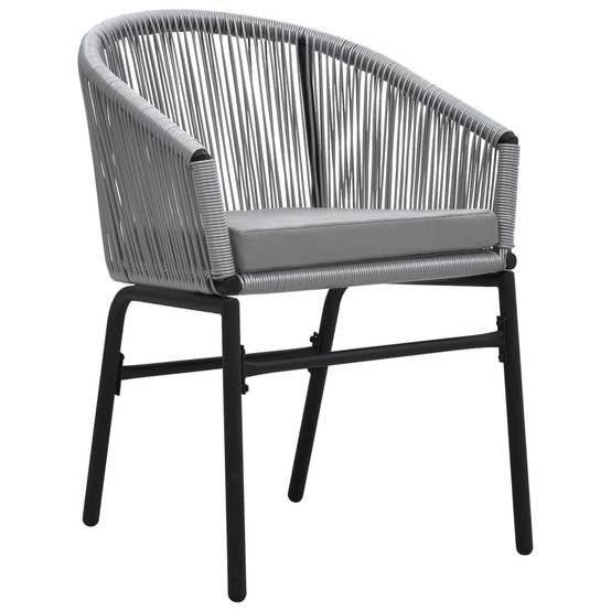 Grand Salon de Jardin 8P 200cm Rotin PVC Coussins Gris – ComfortXL Outdoor Living - Image 4