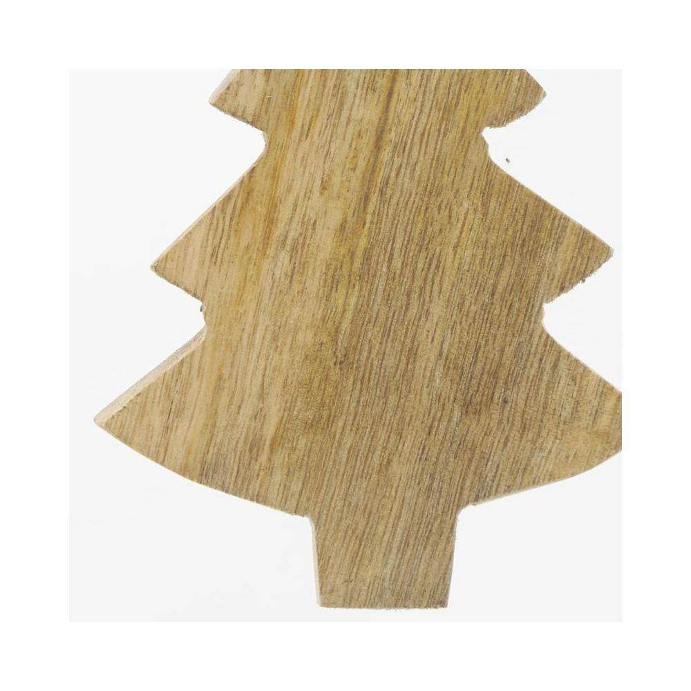 Aubry Gaspard - Suspensions de Noël en manguier naturel (lot de 3) - Image 4