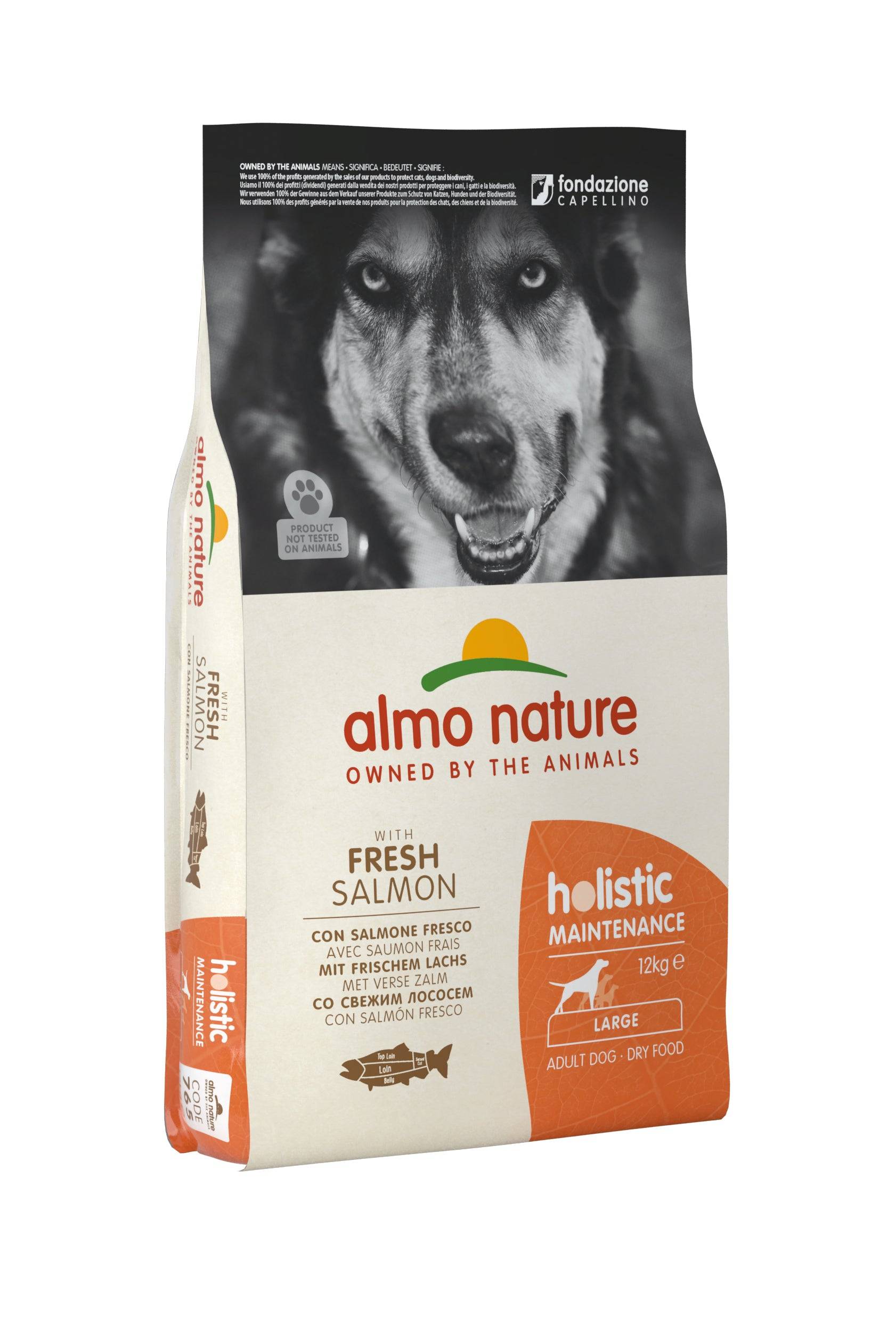 Almo Nature - Almo Nature - Croquettes Holistic Maintenance au Saumon pour Chien de Grande Taille - Image 1