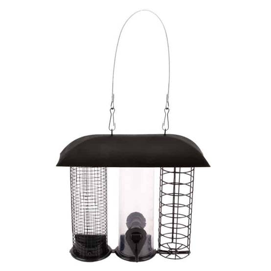 Esschert Design - Mangeoire oiseaux 3 compartiments - Esschert Design - Image 1