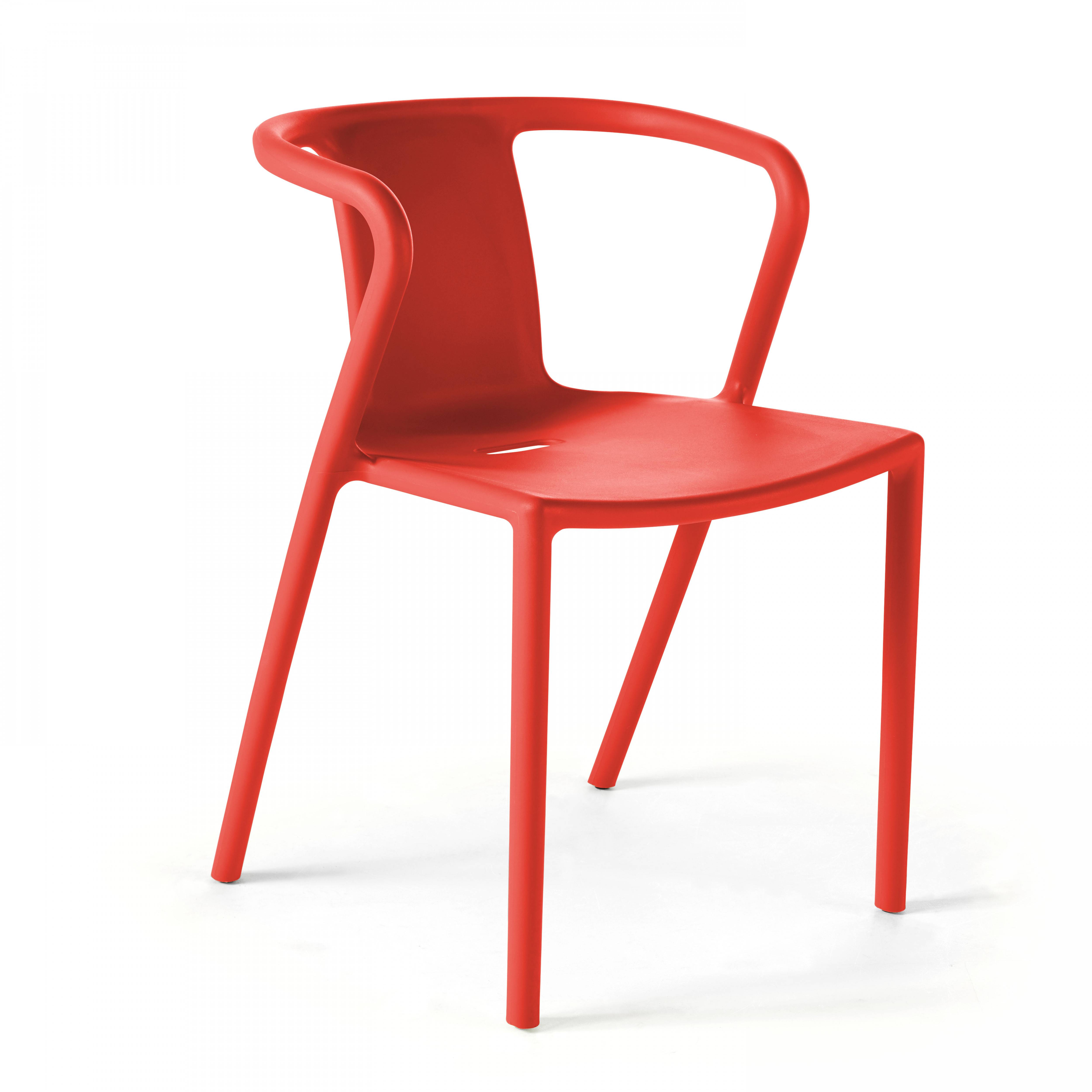 Oviala - Fauteuil en plastique rouge - Oviala - Image 1