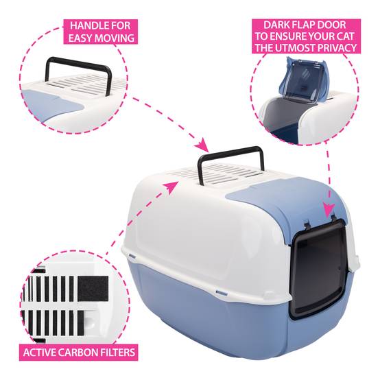 Ferplast - Ferplast PRIMA CABRIO litière fermée chat chats filtre à charbon - Image 5