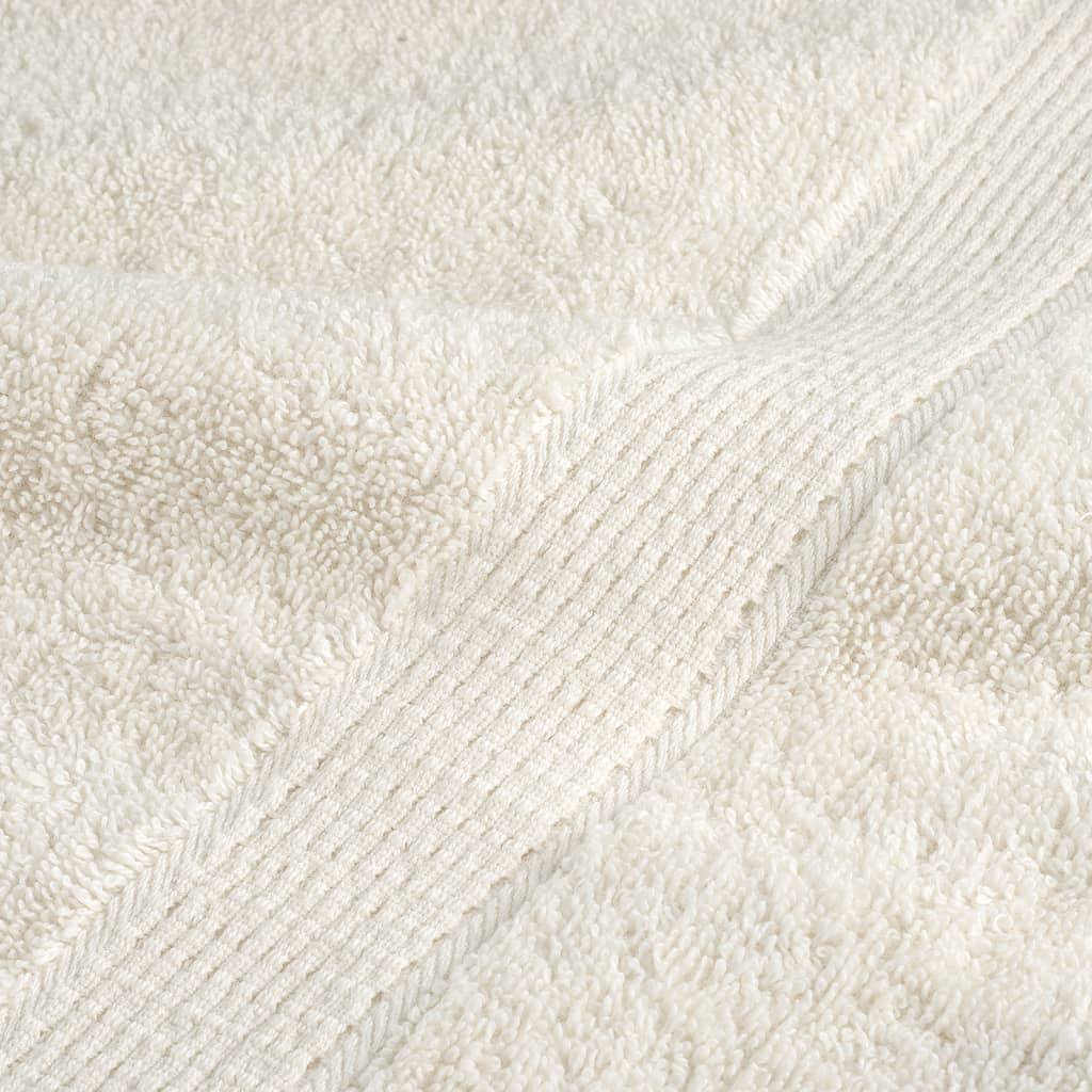 Nappe / serviette coton crème  70 x 140 cm  - Prolenta premium p336.3 - Image 7