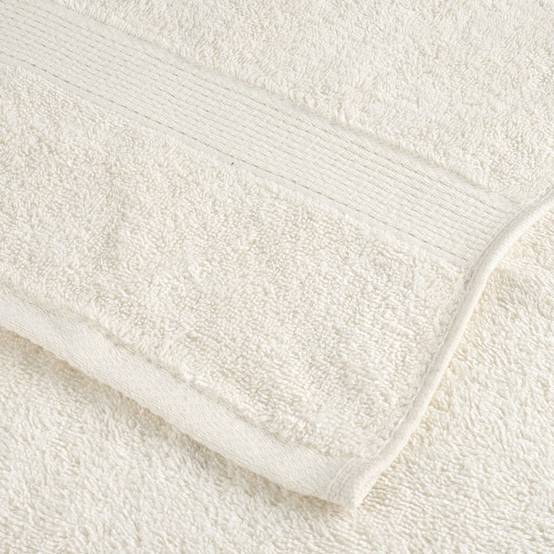 Nappe / serviette coton crème 70 x 140 cm - Prolenta premium p336.3 - Image 6
