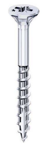 Vis Rocket tête fraisée Pozi VYNEX Acier zingué 4.5x45/30 - Boite de 500 - 351400025143