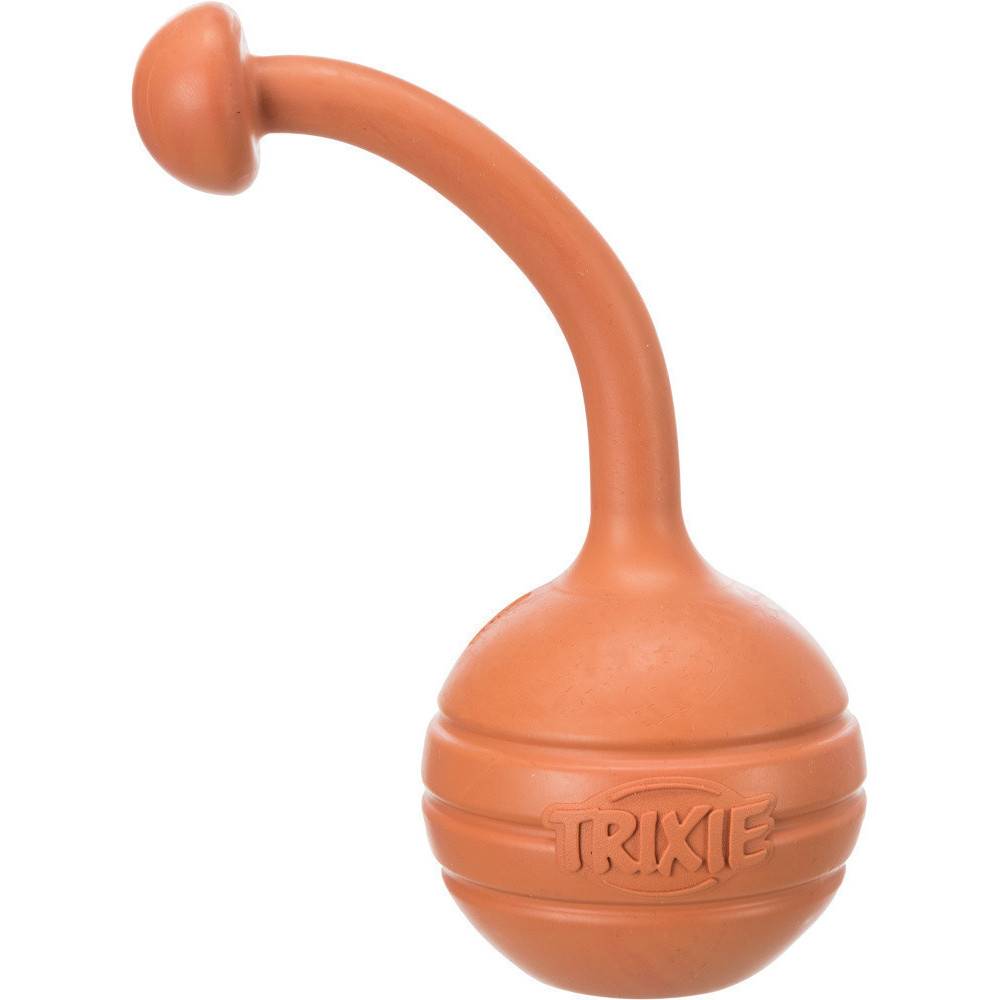 Trixie - jouet Balle sur corde Be Eco , taille 13 cm / ø 6 cm, couleurs aléatoires. pour chien - Image 1