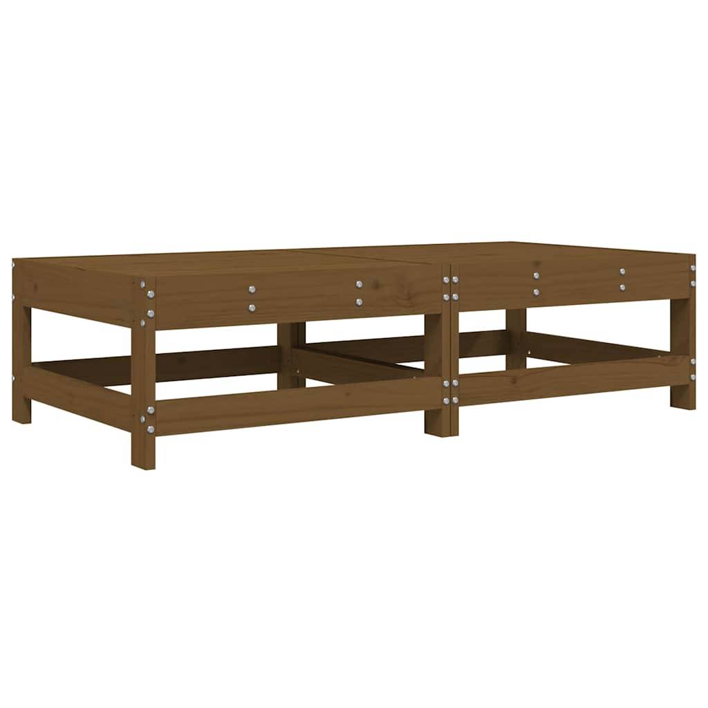 Vidaxl - Repose-pieds de jardin avec coussins lot de 2 marron miel vidaXL 825586 - Image 4